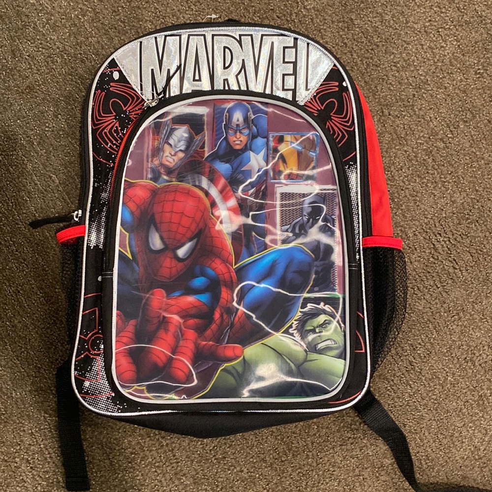 kids never used MARVEL school backpack